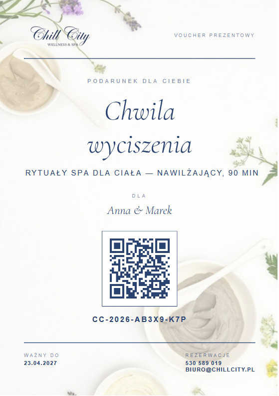 Voucher Chill City — projekt 2