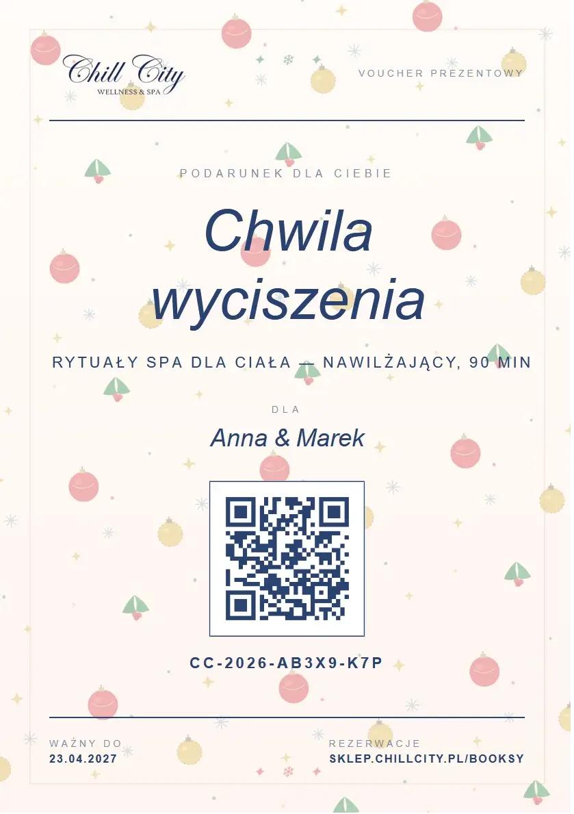 Voucher Chill City — projekt 2